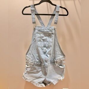 Isabel Maternity by Ingrid & Isabel Light Blue Denim Overalls